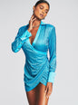 Brynlee Embellished Silk Dress - Retrofete