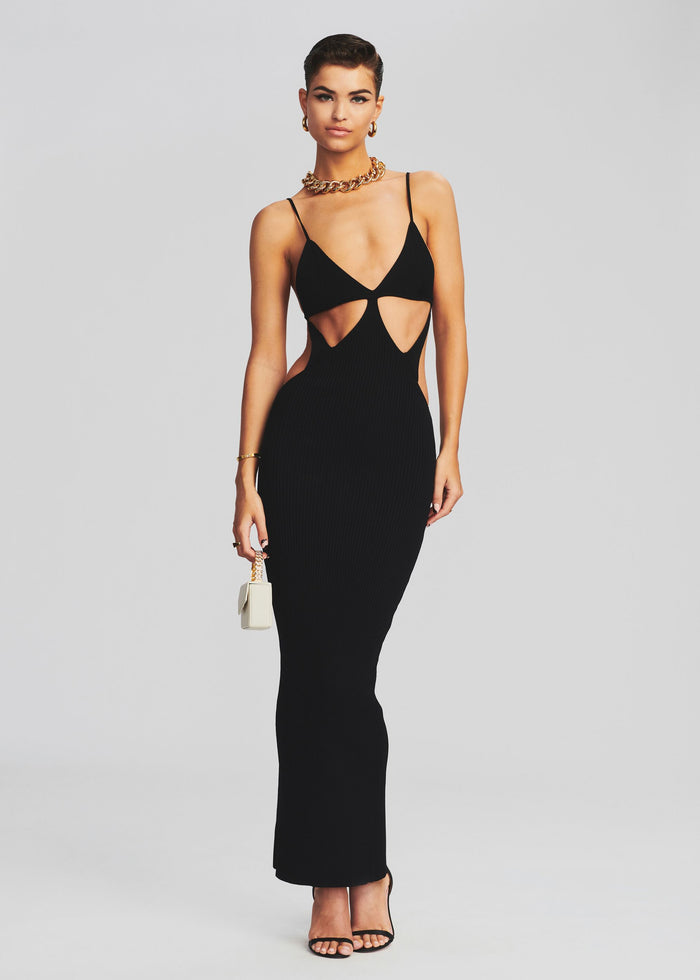 Sinclair Rib Knit Dress - Retrofete