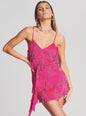 Claire Sequin Fringe Dress