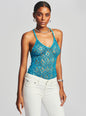 Molly Sequin Crochet Top - Retrofete