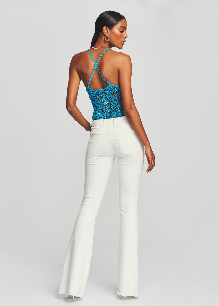 Molly Sequin Crochet Top - Retrofete