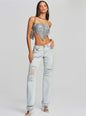 Milos Embellished Chainmail Top - Retrofete thumbnail media 2 of 6