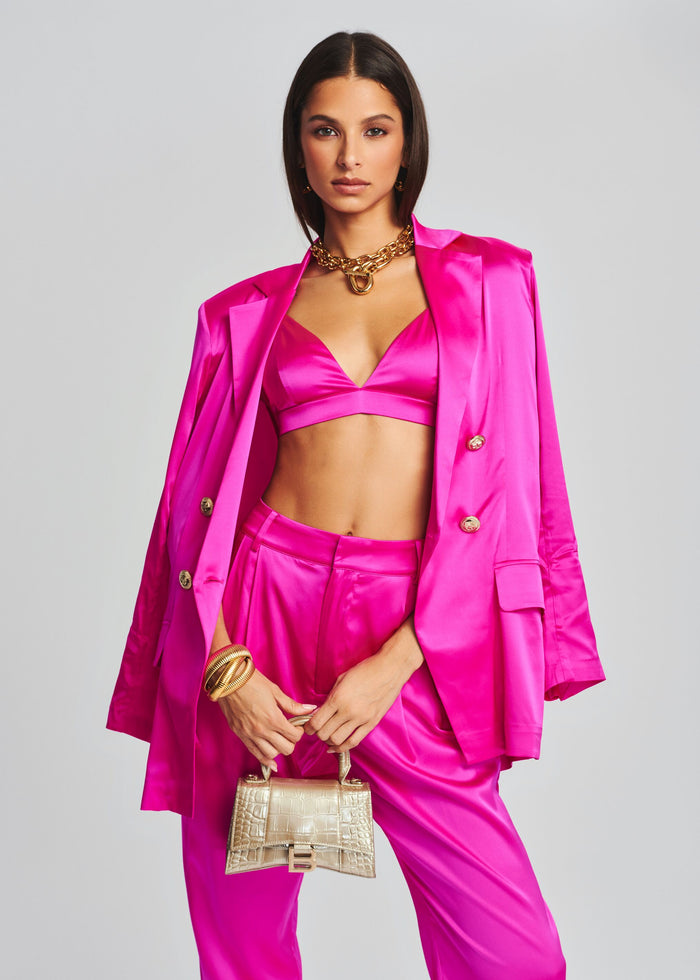 Pandora Silk Blazer - Retrofete