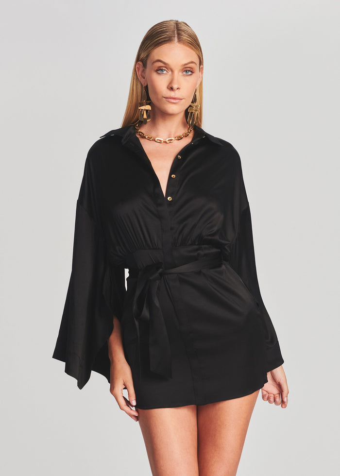 Scottie Silk Dress - Retrofete