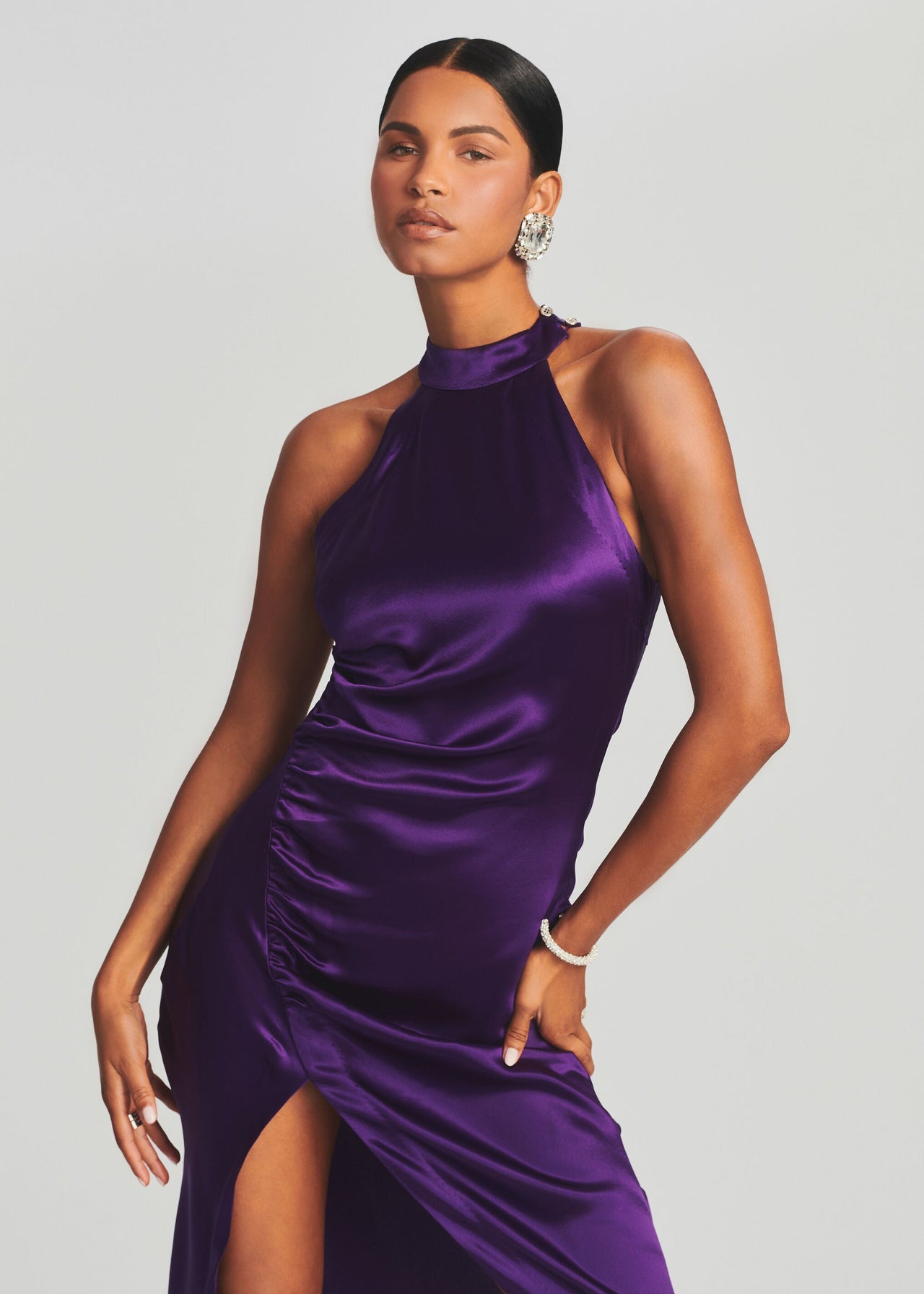 retrofete purple dress Dara Dress Retrofete
