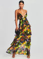 Paulina Silk Chiffon Dress