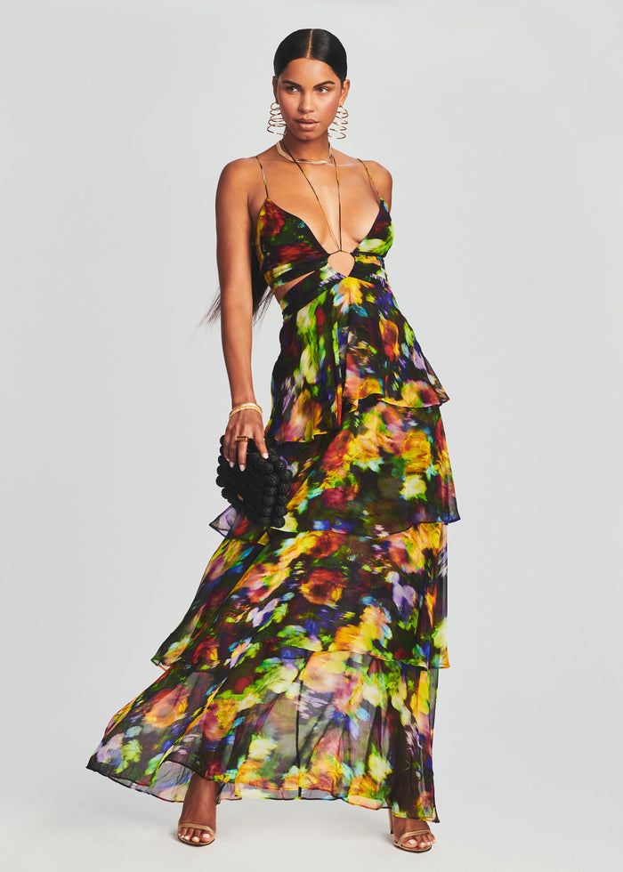 Paulina Silk Chiffon Dress