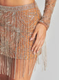 Beatrix Sequin Skirt - Retrofete thumbnail media 2 of 6