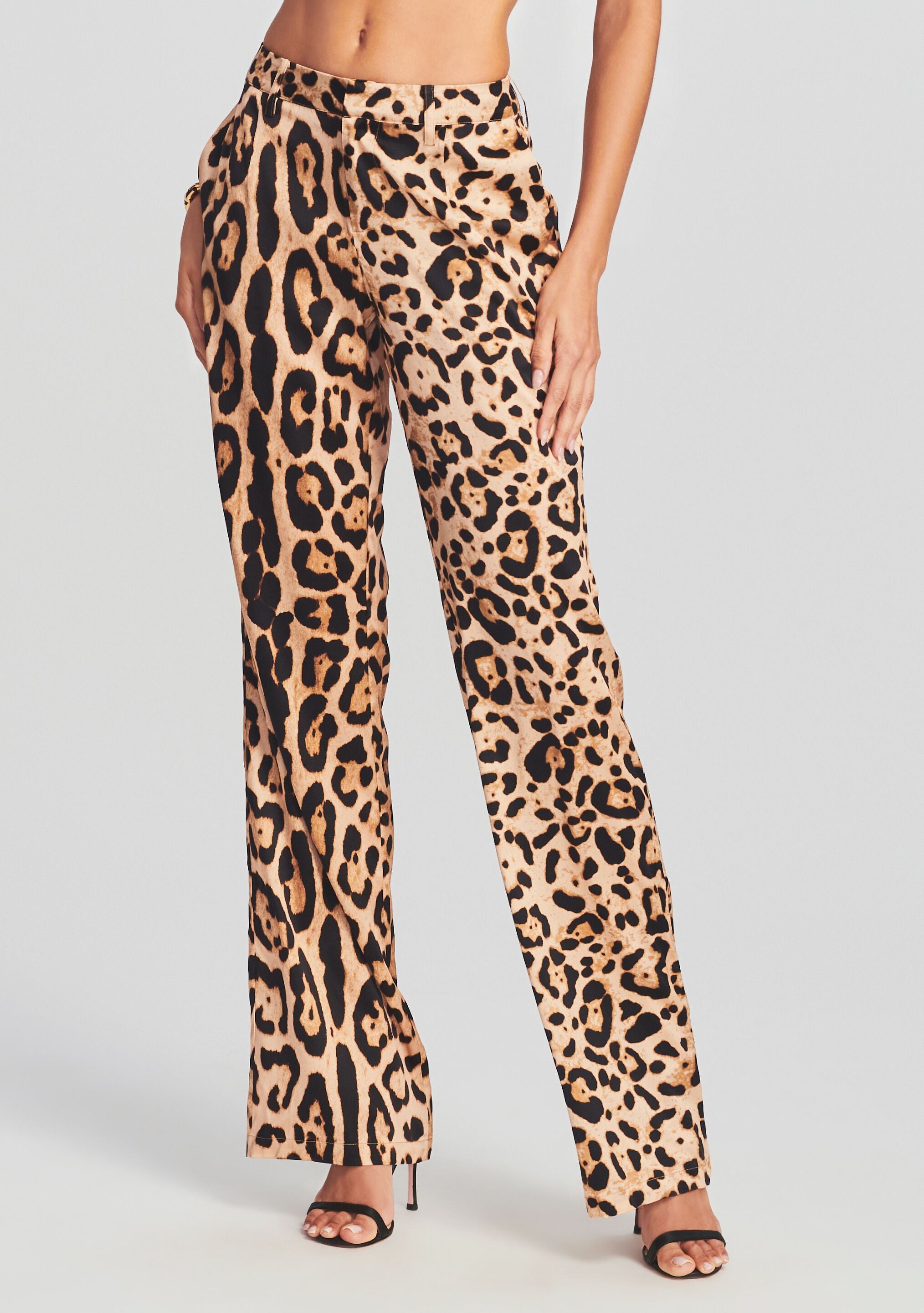 Nili Lotan Germain Leopard-Print Wide-Leg Silk Pants - ShopStyle