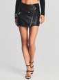 Monte Leather Skirt