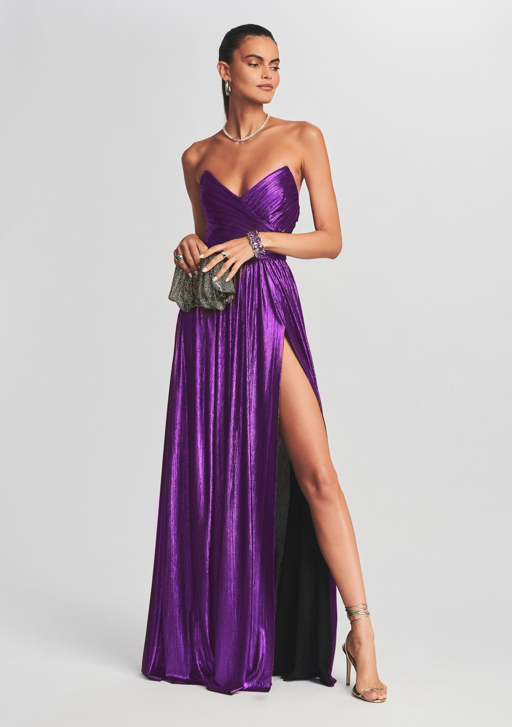 Purple retro dress cheap