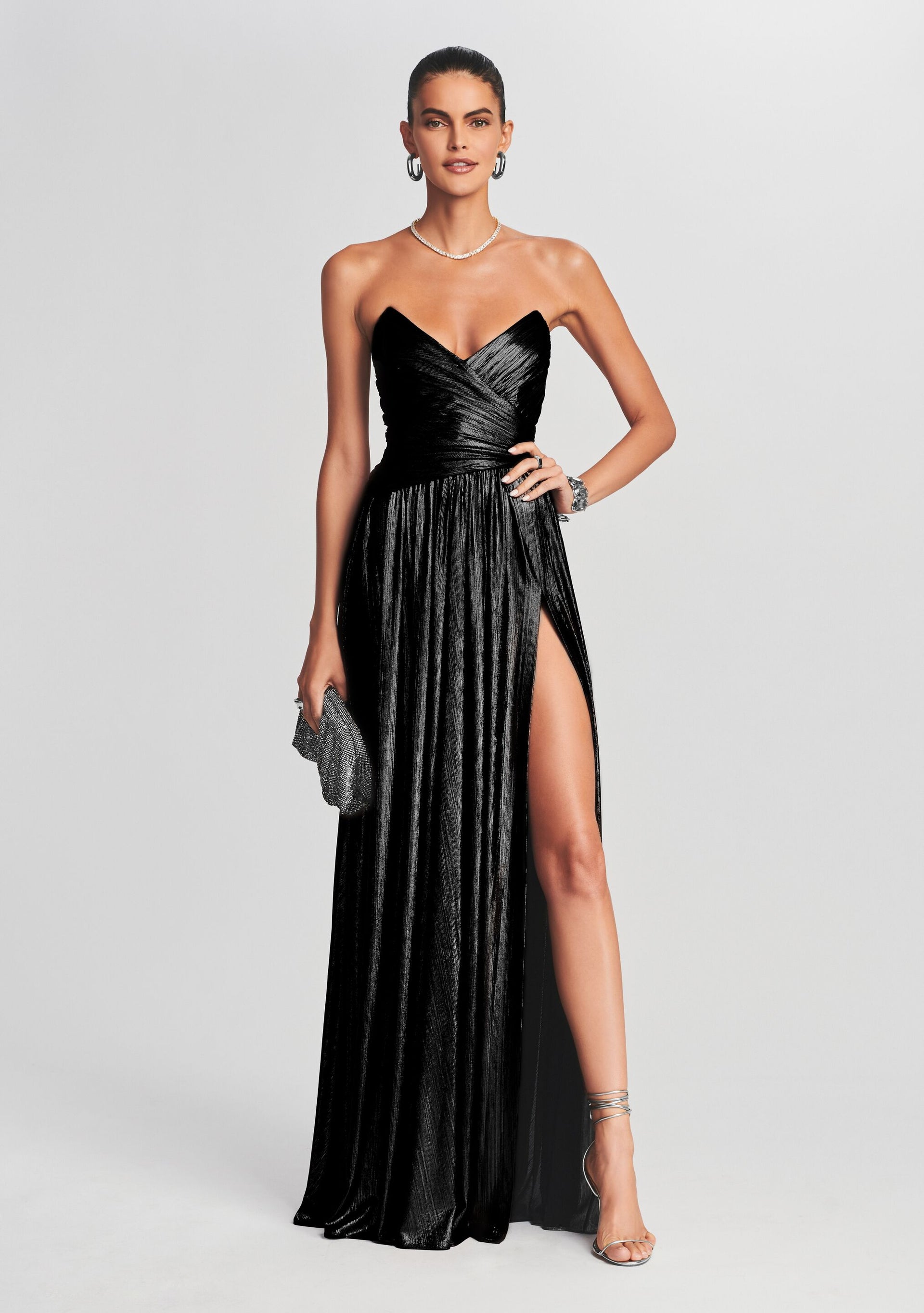 strapless open back dress retroféte Women's Waldorf Dress - Black
