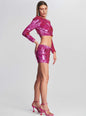 Leanne Feather Sequin Top - Retrofete