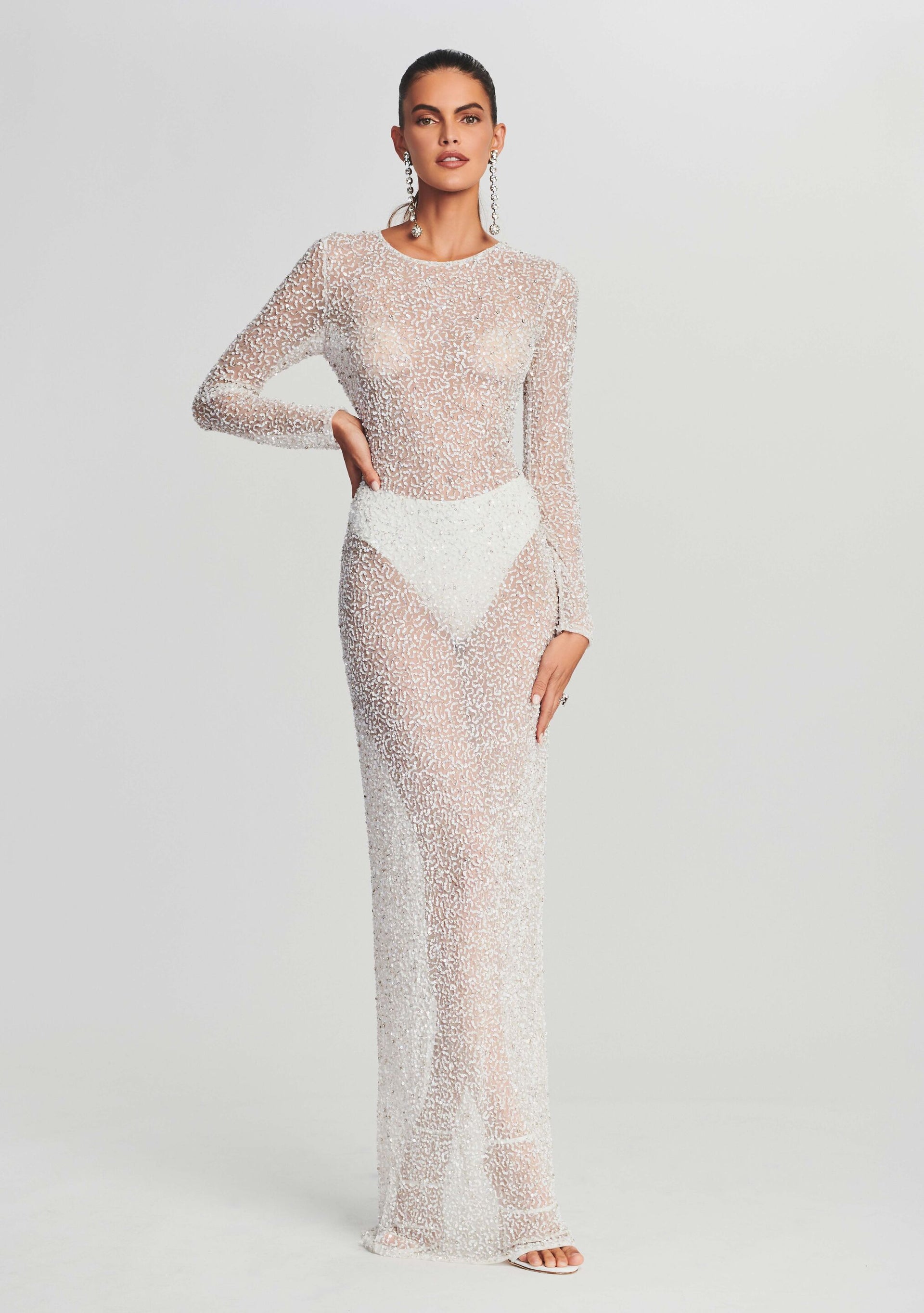 retrofete heidi sequin dress retrofete Heidi Dress Gunmetal Black Sequin Embellished Sexy XS NWT $1295
