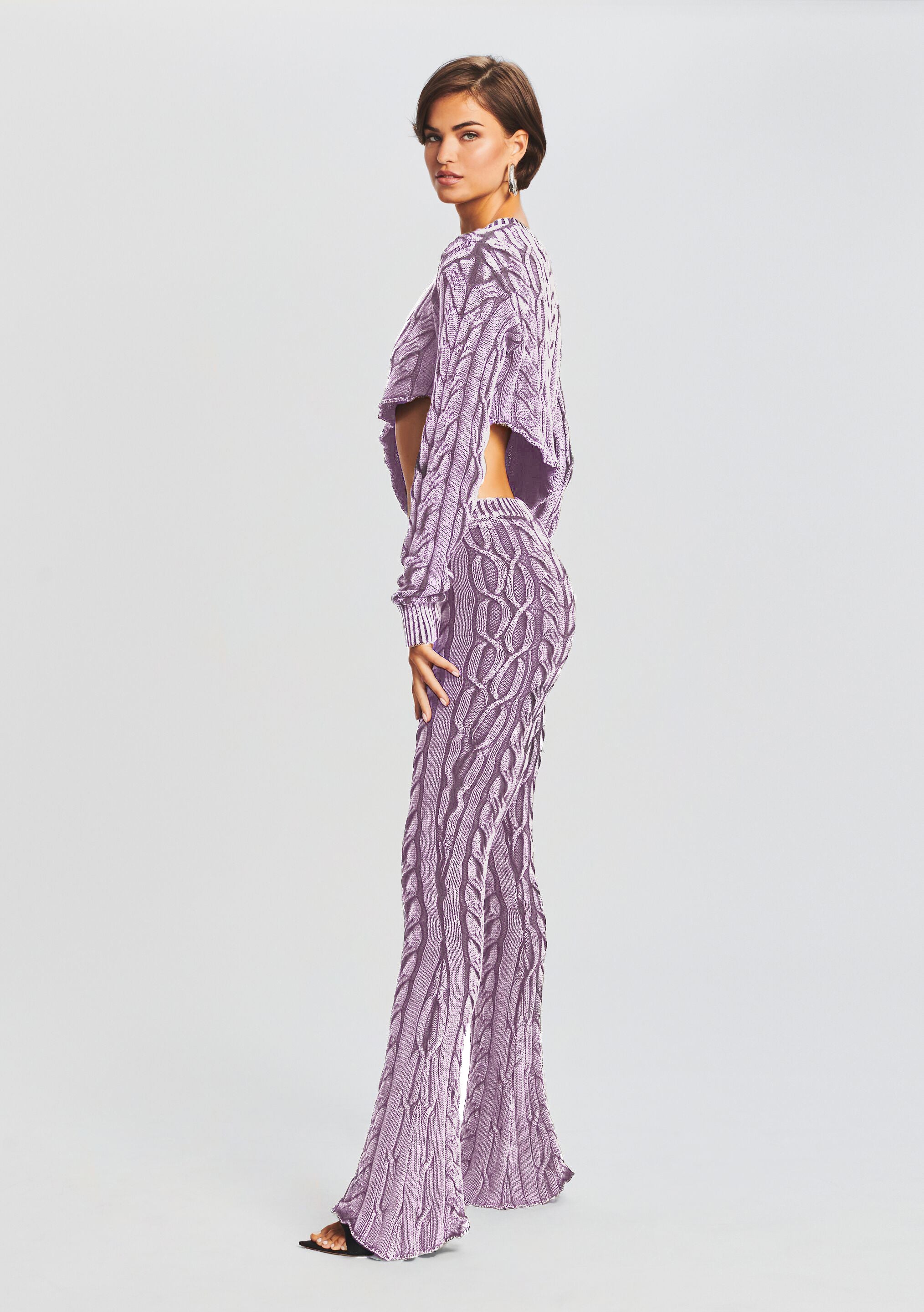 Orchis Cable Knit Sweater Retrofete