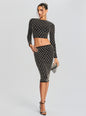Brooks Embellished Chiffon Top