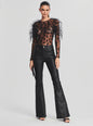 Sarabeth Feather Bodysuit