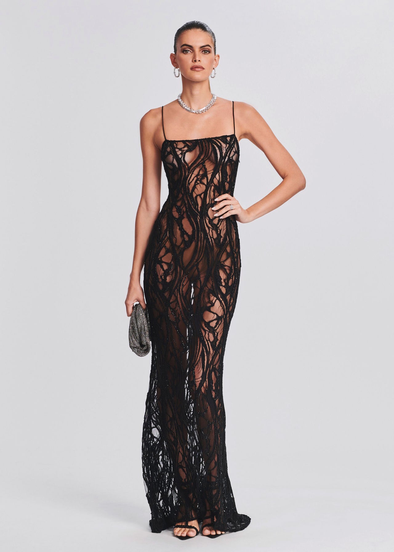 Winnie Embellished Lace Dress Retrofete Winnie Embellished Lace Dress Retrofete