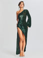 Celeste Sequin Crochet Dress
