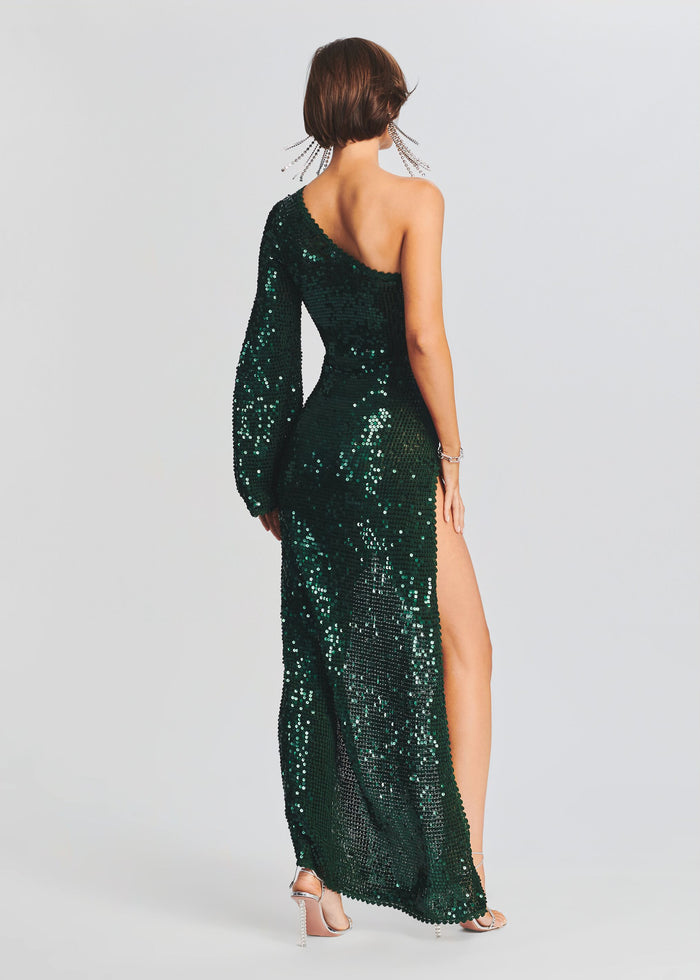 Celeste Sequin Crochet Dress