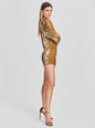 Lucia Sequin Crochet Dress