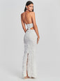 Katerina Sequin Feather Dress