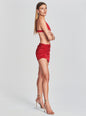 Sapo Silk Mini Skirt