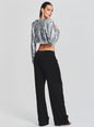 Maren Sequin Feather Jacket