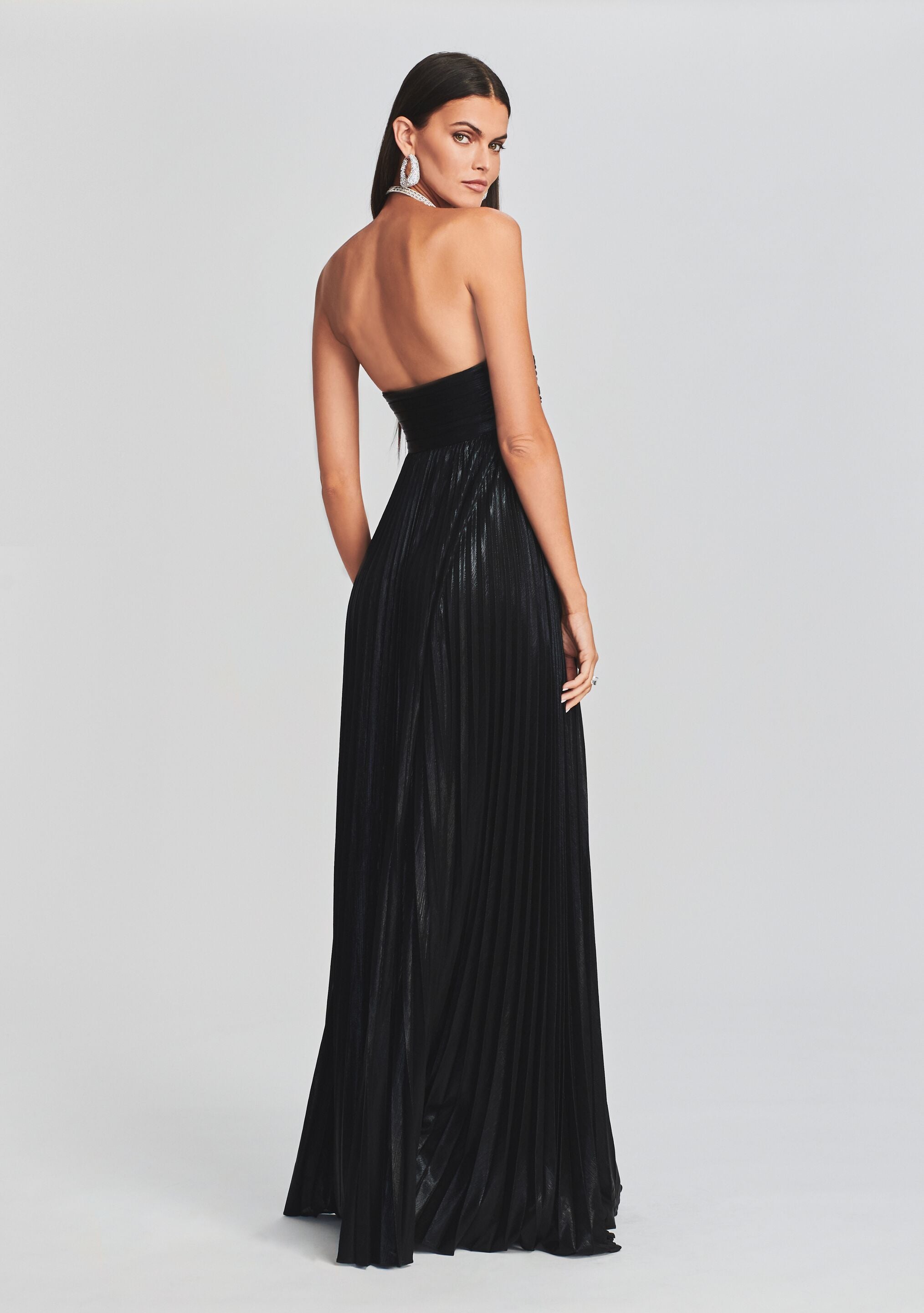 Floor Length Black Dress | Zoa Dress | Retrofête – Retrofete