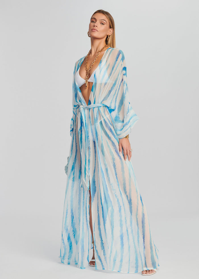 Cher Silk Chiffon Robe - Retrofete