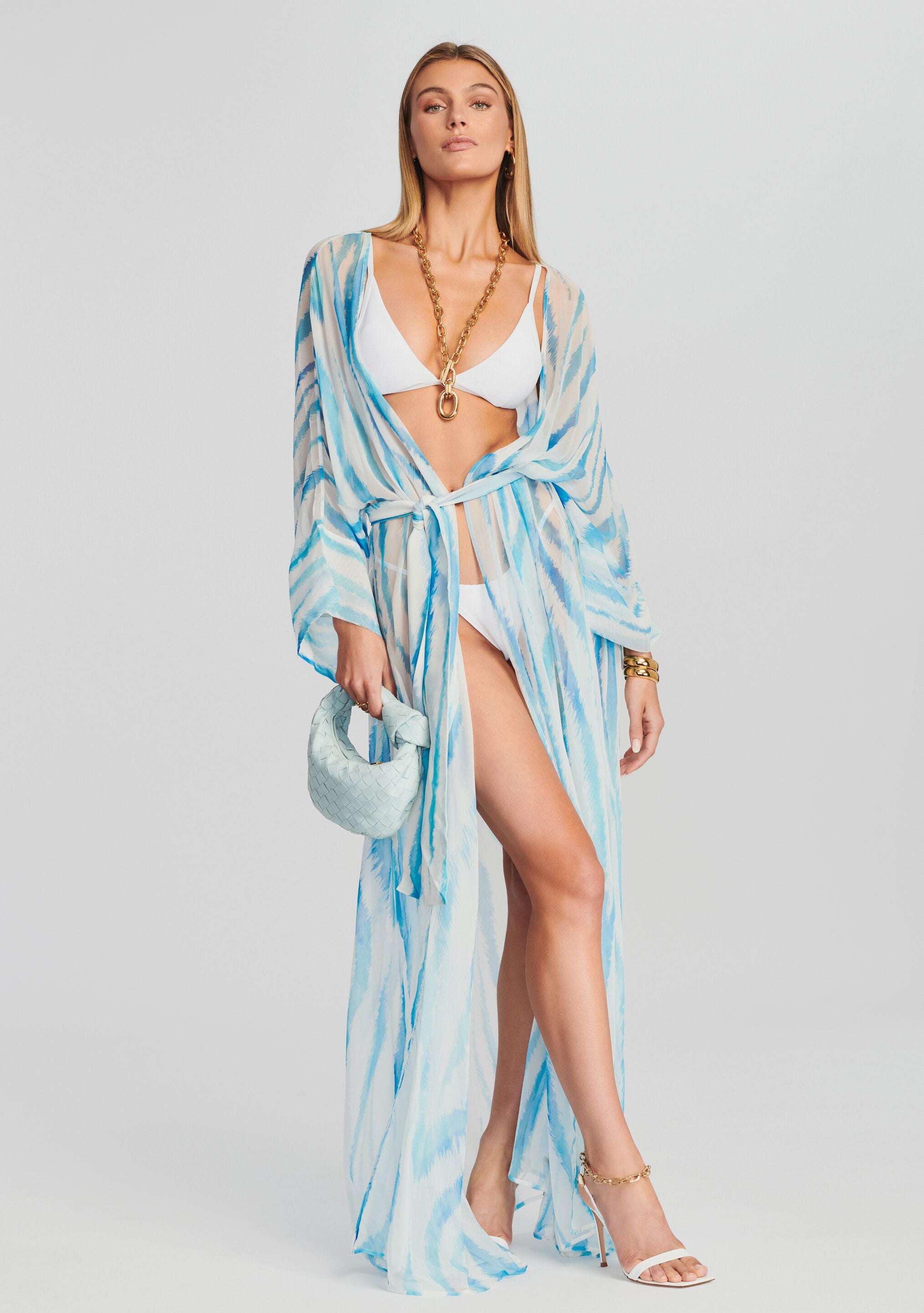 Cher Silk Chiffon Robe Retrofete