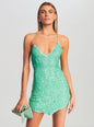 Sirena Feather Sequin Dress - Retrofete