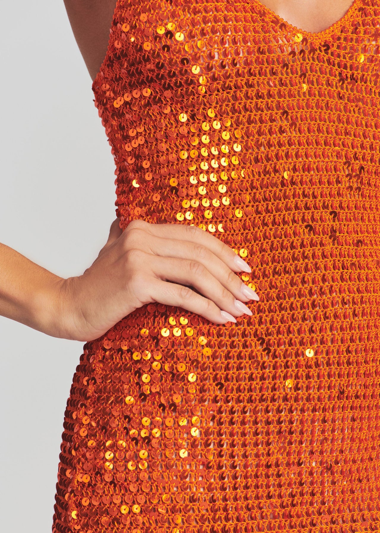 Elliana Sequin Crochet Dress Retrofete Elliana Sequin Crochet Dress Retrofete
