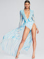 Angela Silk Chiffon Dress - Retrofete