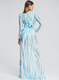 Angela Silk Chiffon Dress - Retrofete