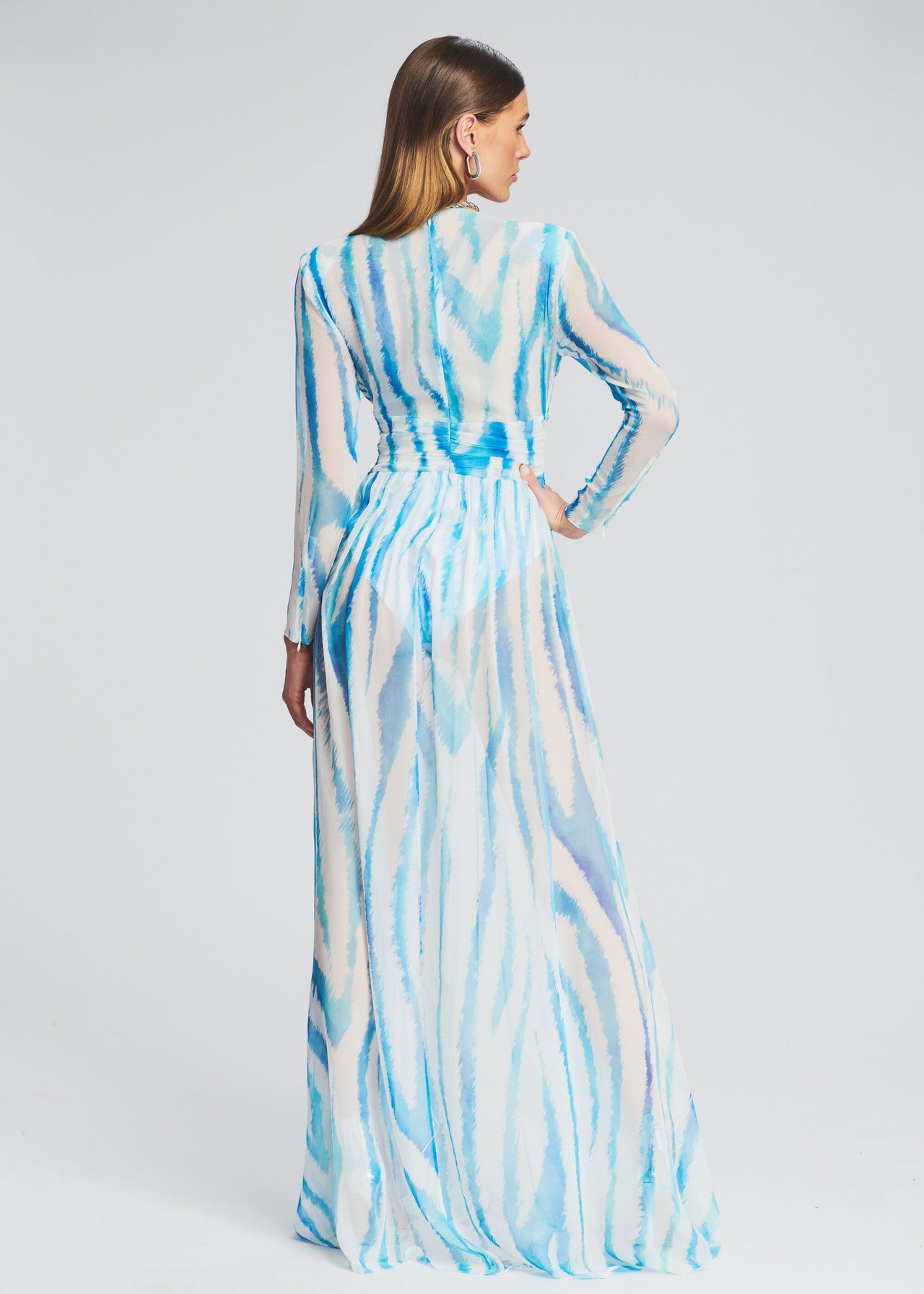 Angela Silk Chiffon Dress Retrofete Angela Silk Chiffon Dress Retrofete