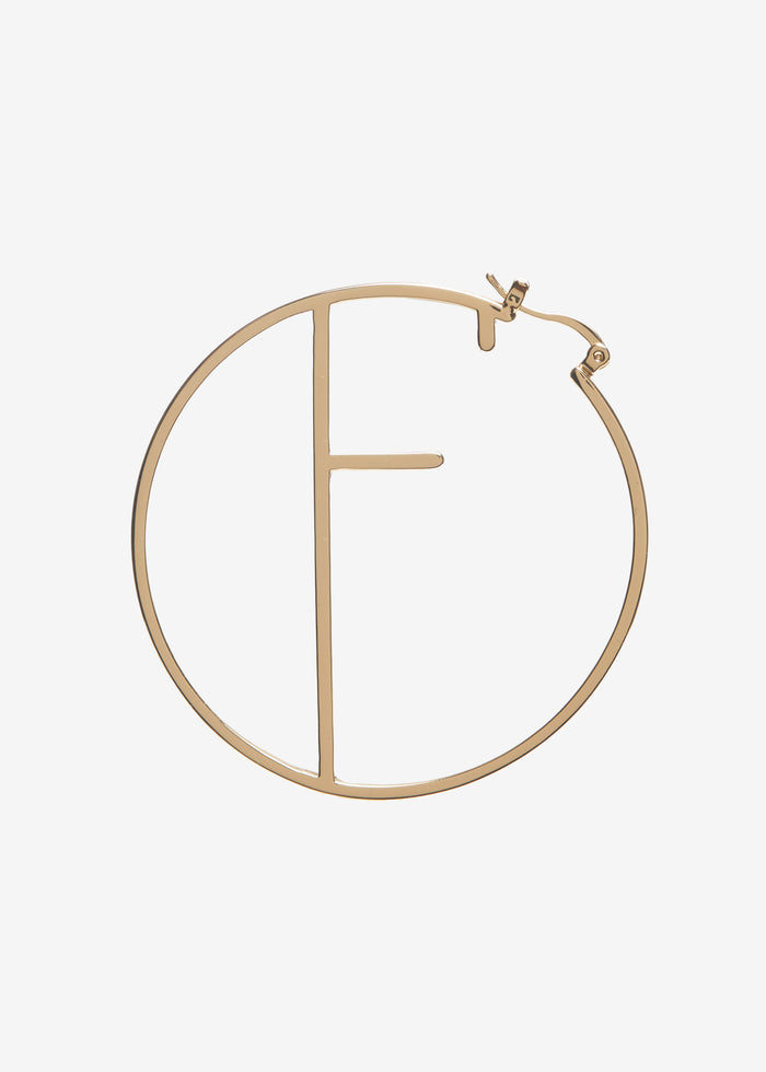 Hoop Letter Earring - Retrofete