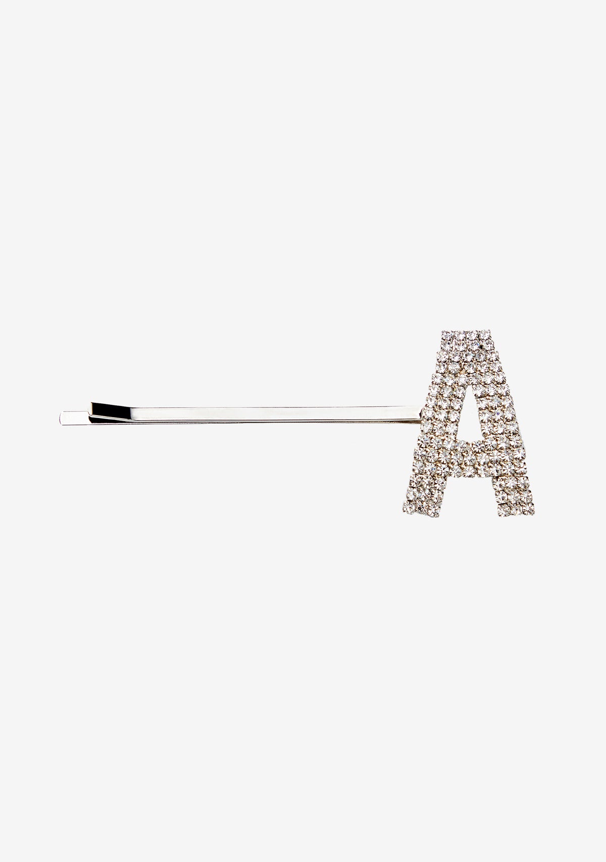 Rhinestone Alphabet Hair Clip
