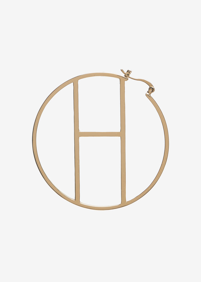 Hoop Letter Earring - Retrofete