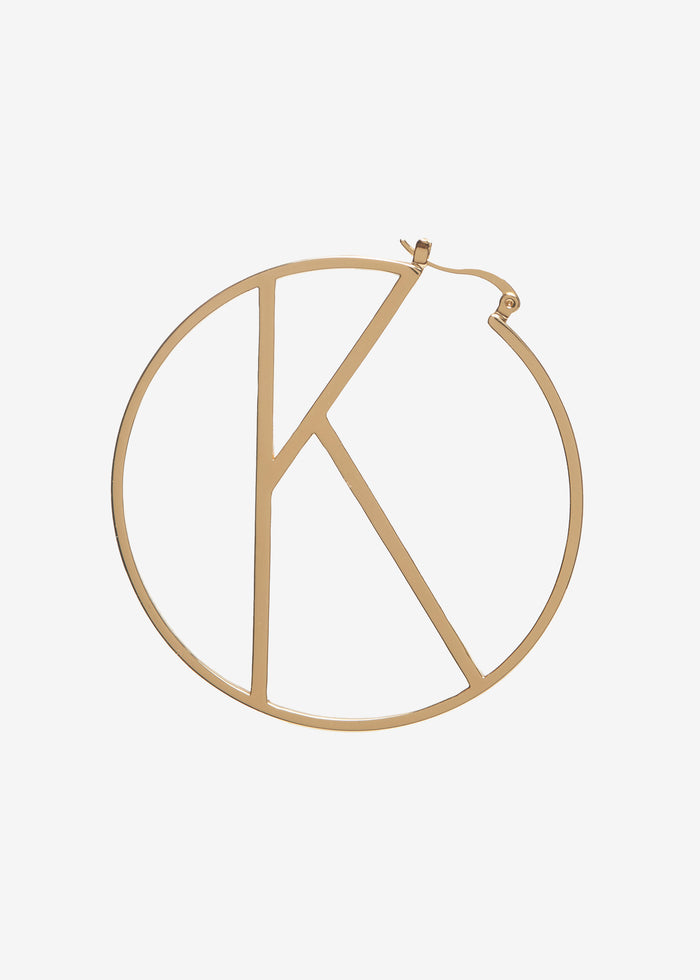 Hoop Letter Earring - Retrofete