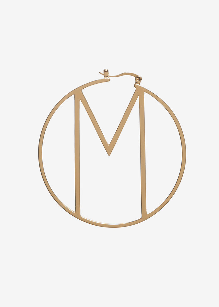Hoop Letter Earring - Retrofete
