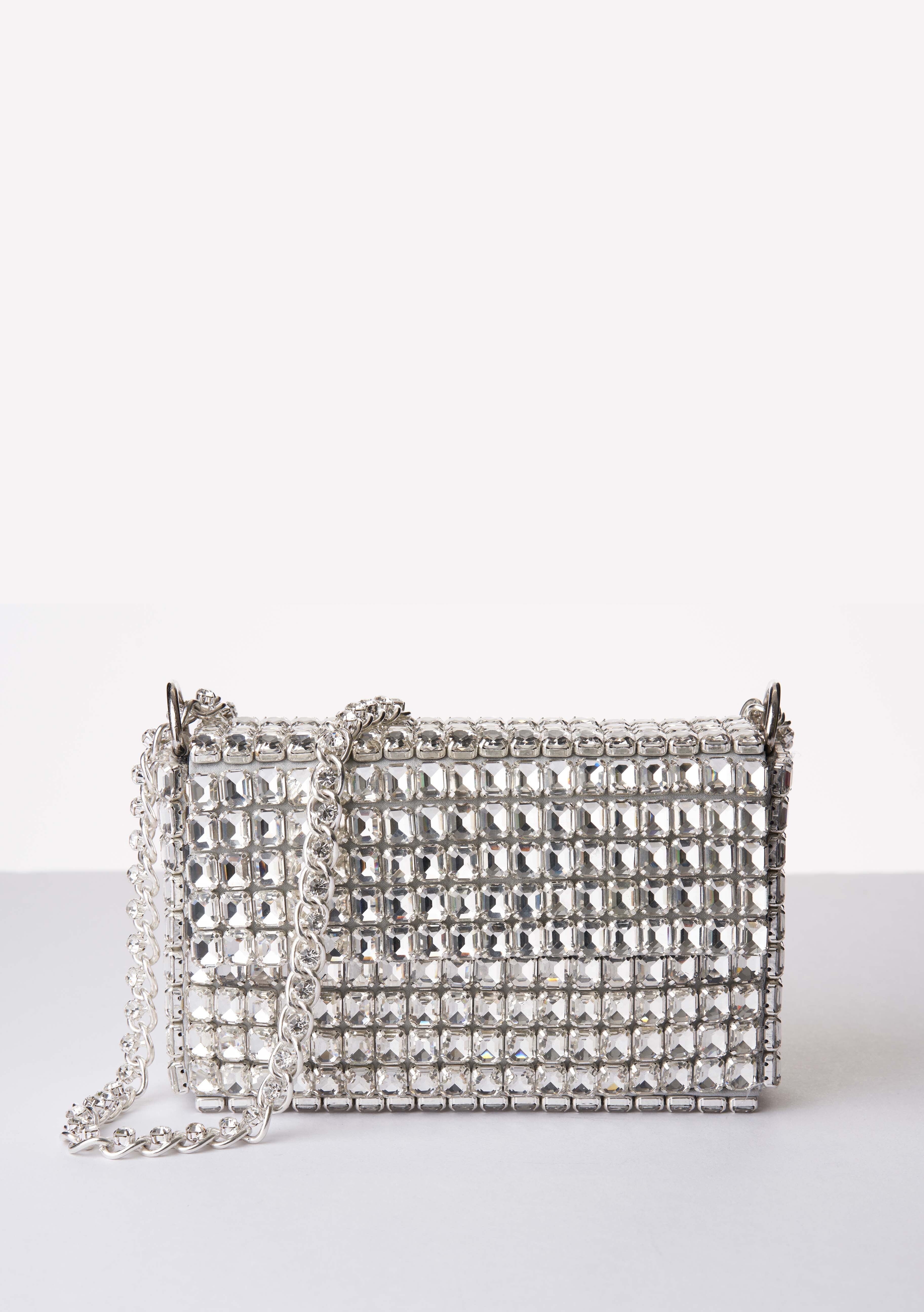 Crystal Beaded Drop Embellished Mini Bag | Nasty Gal