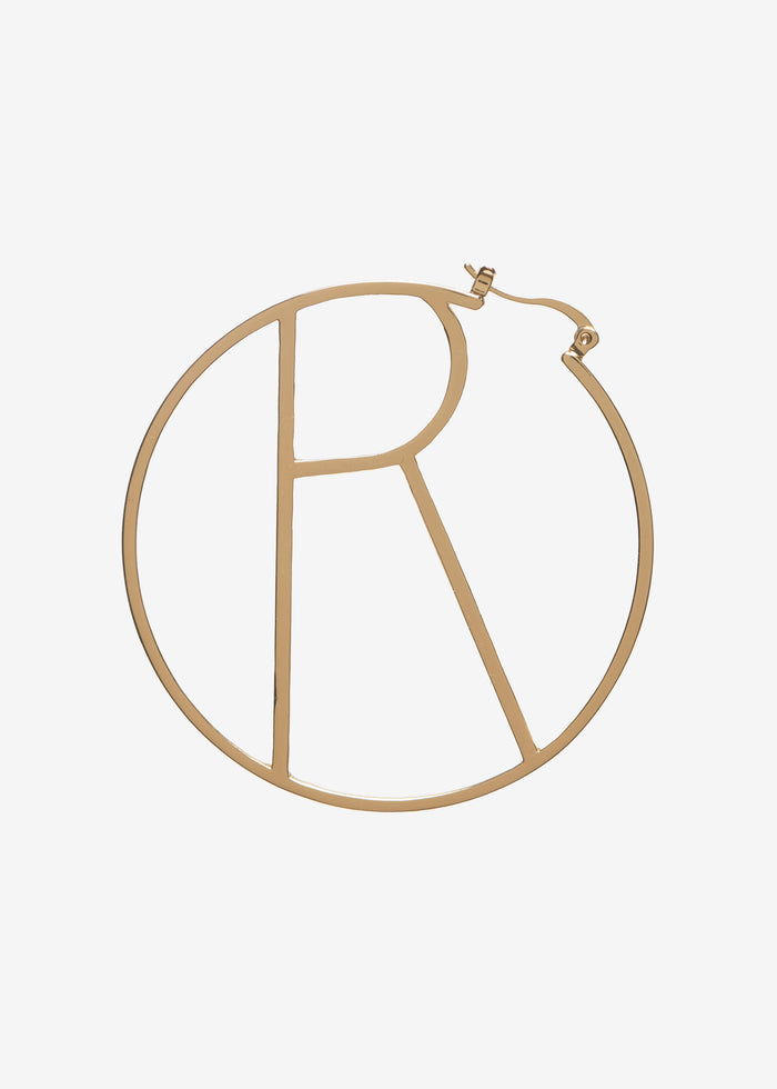 Hoop Letter Earring - Retrofete