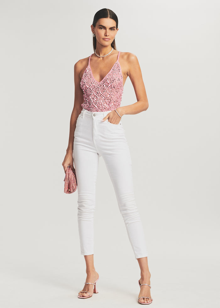 Molly Sequin Crochet Top - Retrofete