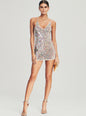 Elliana Sequin Crochet Dress - Retrofete