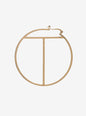 Hoop Letter Earring - Retrofete