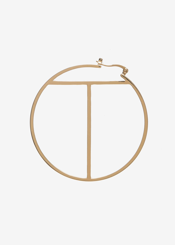 Hoop Letter Earring - Retrofete